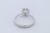 1.25ctw Diamond Ring In 14k White Gold 2.4 Grams Size 6 Eb1026orrxde