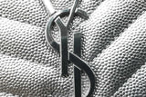 Saint Laurent Chevron Quilted Cassandre Envelope Wallet With Chain Eb0826ixzdu