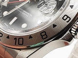 Rolex 16570 40 Explorer Ii Black Dial Steel Automatic Watch Do0526coxzde
