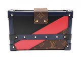 Louis Vuitton Monogram Malletage Print Petite Malle Bag Sd0926llzxdu