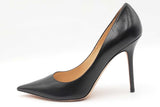 Jimmy Choo Abel Black Leather Pumps Size 42 Eb0725crdu