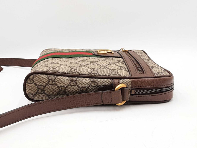 Gucci Ophidia Messenger Bag In Gg Supreme Monogram Web Canvas Fw0925pwxdu