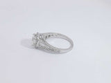 1.02 Cttw Diamond 18k White Gold 3.9 Grams Size 6 Aa0725orxzsa
