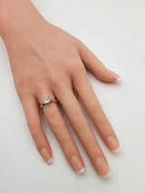 0.75 Ctw Diamond Solitaire Ring In 14k Yellow Gold 2.6g Size 6.5 Fw0626lwzxdu
