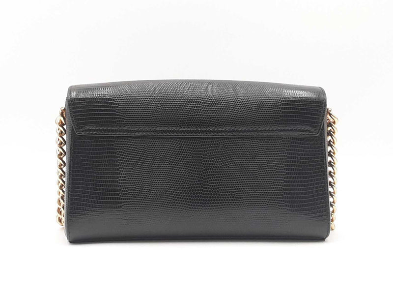 Dolce & Gabbana Dg Milennials Shoulder Bag In Stampa Iguana Calfskin Fw0825lrxdu