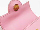 Balmai B-buzz 23 Mini Top Handle Bag In Pink Leather Fw0826ozxdu