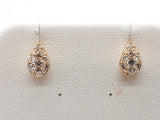 0.10 Cttw Natural Diamonds 14k Yg 1.9g Tear Drop Stud Earrings Do0626oxzde