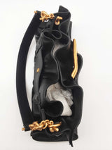 Balmain Mini Anthem Black Leather Handbag Do0725cxzde