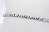 1.7cttw 14k White Gold Diamond Tennis Bracelet 12.2 Grams 7 Inch Eb0626lexzdu