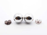 Tiffany & Co. Hardwear Ball Stud Earrings In Sterling Silver 4.7 Gram Fw1225rzdu