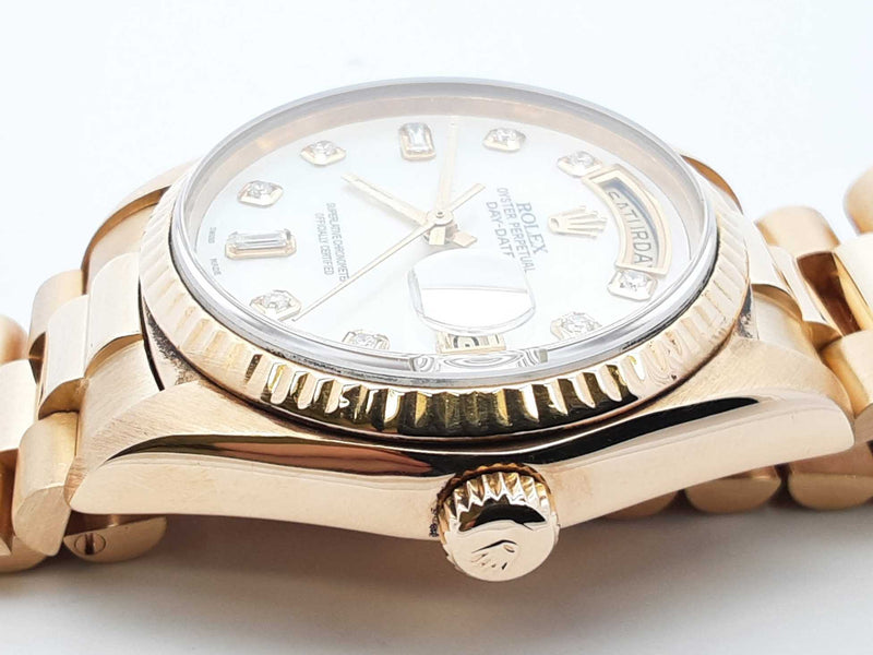 Rolex Oyster Presidential Day-date 18k Yellow Gold 36mm Watch 130.5 Grams Fw0425loxzxdu