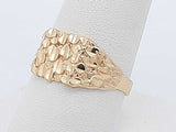 10k Yellow Gold 2.1 Grams Nugget Ring Size 8 Aa0926lwzsa