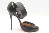 Christian Louboutin Fetish Bow Push Lock Ankle Straps Pumps Size 38 Eb0726loxsa