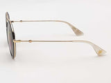 Gucci Gg0061s Gold Sunglasses With Case Aa0626crsa