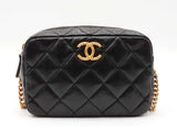 Chanel Coco Crush Camera Case In Black Lambskin Fw0426orzxdu