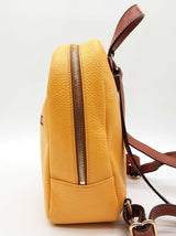Dooney & Bourke Ronnie Dandelion Yellow Pebble Grained Backpack Do0725oxde