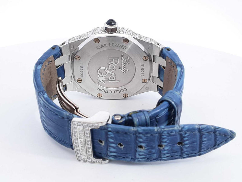 Audemars Piguet Royal Oak 18k White Gold Quartz Diamond Watch Sd0125oerzxsa