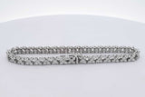 1.7cttw Diamond Tennis Bracelet In 14k White Gold 12.1 Grams 7 Inch Eb0526sorsa
