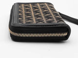Michael Kors Fulton Phone Case Zip Around Brown Wallet Aa0726lzsa