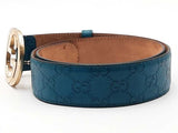 Gucci Guccissima Turquoise Gg Blue Size 32 Aa0826lzxsa