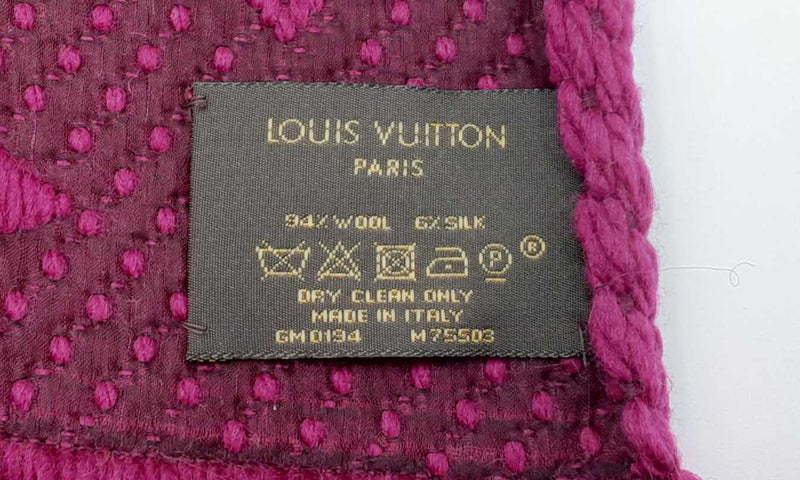 Louis Vuitton Monogram Logomania Wool Scarf Eb1023wswdu