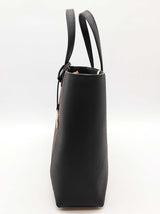 Michael Kors Sallie Brown Signature Logo Black Satchel Tote Bag Do0826rxde
