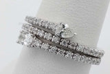 0.54cttw Diamond Wrap Ring In 14k White Gold 4.1 Grams Size 6.5 Eb1026oixsa