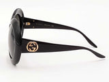 Gucci Gg0774s Round Black Sunglasses With Case Aa0826lzxsa