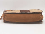 Michael Kors Astor Patchwork Suede Satchel Brown Aa0626rzsa