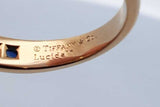 Tiffany & Co. Lucida Diamond & Sapphire Gold/platinum Ring Size 7.5 Eb0626lrxzde