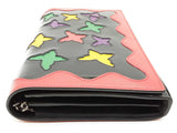 Yves Saint Laurent Ysl Butterfly Cut Out Black Wallet On Chain Do0726wxzde