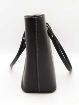 Dooney & Bourke Beacon Collection Slip Tote In Matte Black Leather Fw1025rzdu