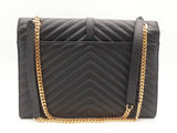 Ysl Yves Saint Laurent Grain De Poudre Matelasse Chevron Satchel Sd0825lzxzsa
