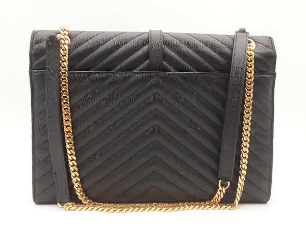 Ysl Yves Saint Laurent Grain De Poudre Matelasse Chevron Satchel Sd0825lzxzsa