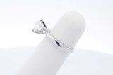 0.95ctw Diamond Solitaire Ring In 14k White Gold 3.1 Grams Size 4 Eb0226loxzde