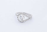 2.13cttw Lab Grown Diamond Ring In 14k White Gold 2.88 Grams Size 7 Eb0726eorde