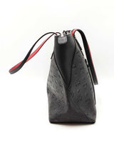 Mcm Klara Shopper Tote In Logo-embossed Black Leather Fw0925wwxdu