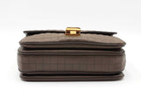 Celine Medium Quilted C Bag In Brown Leather Fw1026pxzdu