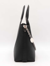 Tiffany & Co. Return To Tiffany Black Grained Leather Mini Tote Bag Fw1125rxzdu