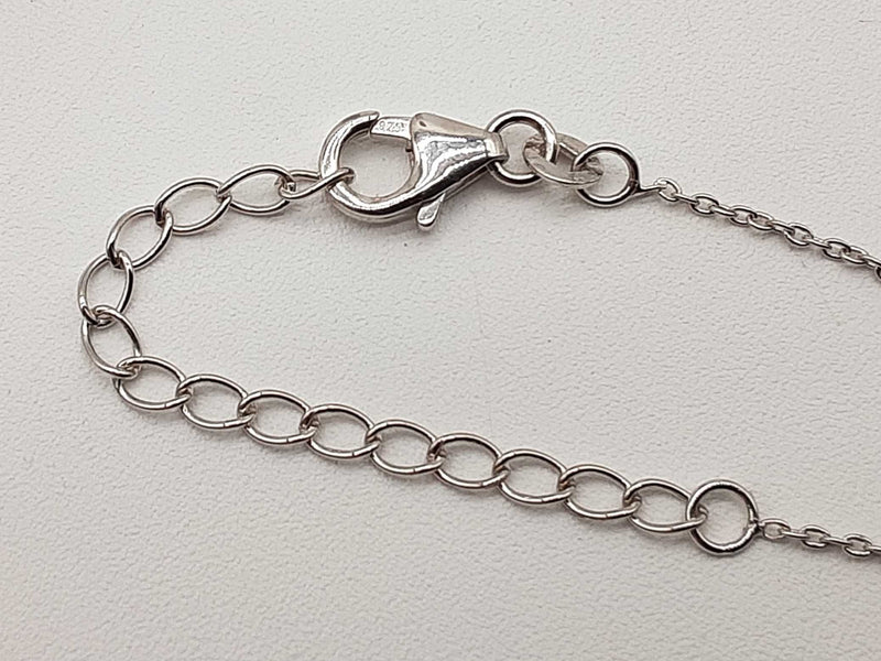 0.45 Cttw Lab Grown Diamonds 0.925 Silver 3.8g Circle Necklace 20 In Do0525cide