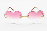 Cartier Heart Shaped Rimless Pink Gradient Sunglasses Eb0726rxzsa