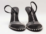 Alexander Wang Nova Sandal Pvc Black Size 8.5 Aa0726lzxsa