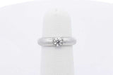 Tiffany & Co. Etoile Solitaire Diamond Ring In Platinum 7g Size 4 Eb0426loxzdu