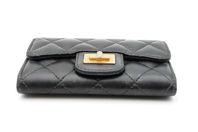 Chanel Quilted Leather Flap Card Holder Wallet Eb0125oxzdu