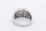 3.36cttw Diamond Ring In 14k White Gold 8.5 Grams Size 10.25 Eb0726lexzsa