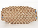 Gucci Beige And Blue Gg Monogram Sukey Tote Bag Sd0626wzxde