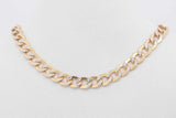 14k Yellow Gold Curb Chain Necklace 7 Grams 20 Inch Eb0326wxzsa