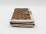 Gucci Gg Monogram Continental Wallet Fw0625orzdu