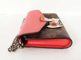 Louis Vuitton Limited Edition Monogram Tribal Mask Chain Wallet Sd0526srzde