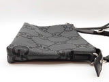 Gucci Jumbo Medium Gg Charcoal Gray Messenger Crossbody Bag Sd1025lozxde